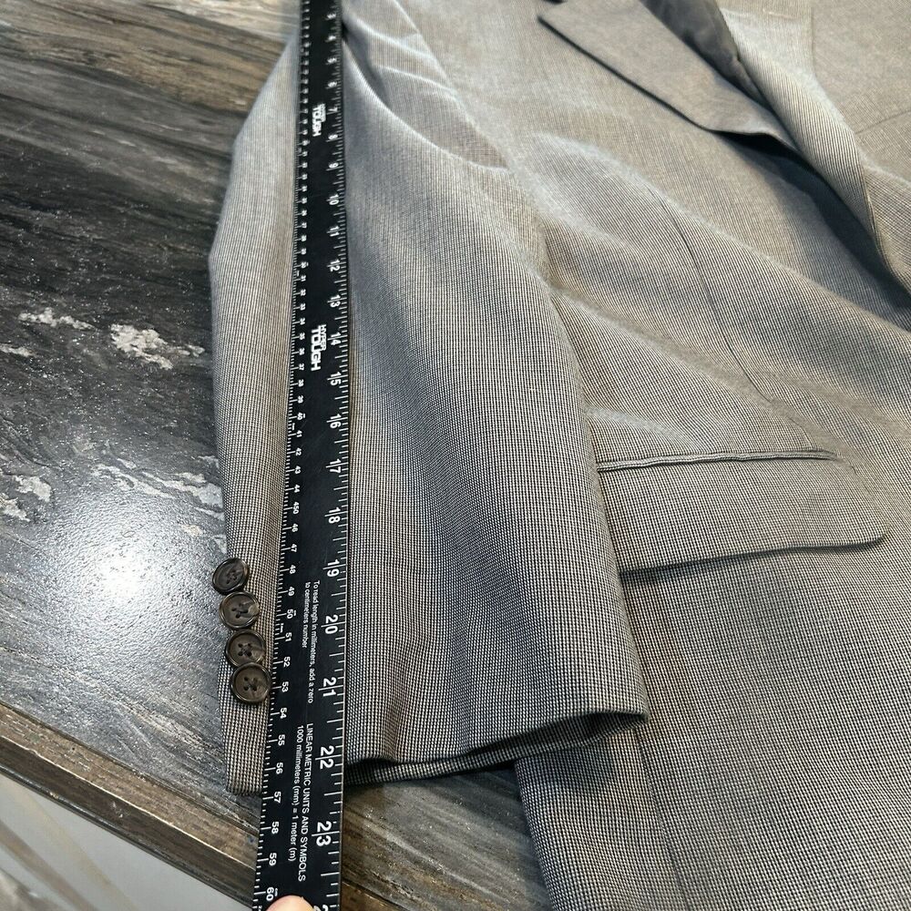 Lauren Ralph Lauren Men’s Blazer 44S Large Gray Office Career Professional Work - Picture 9 of 15